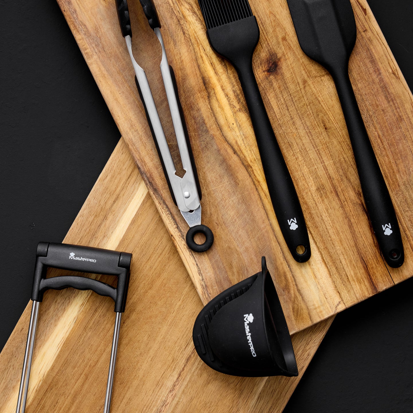 Set 4 Utensilios de cocina de silicona MasterPRO (1)